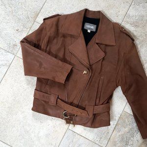 Originaux Par Pablo: Genuine Leather Fleece Lined Jacket